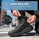 thumbnail image 4 of Bota táctica para hombre NORTIV 8 con puntera ancha talla 11 negra, 4 of 9