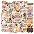 thumbnail image 3 of 35pcs Colorful Turkey Stickers Autumn Gratitude Stickers Harvest Thanksgiving Stickers for Laptops Notebooks Suitcases, 3 of 9