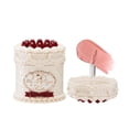 thumbnail image 1 of Crema de labios Flower Knows Strawberry Cupid Cake, lápiz labial líquido mate suave y aterciopelado, hidratante, a prueba de manchas y a prueba de manchas (suflé V02, 0.17 onzas líquidas), 1 of 8