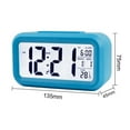 thumbnail image 2 of Suzicca Smart Digital with Date and Snooze Button on Battery Operated Rectangle Desk with Night for Bedroom Girls Boys, 2 of 7