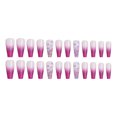thumbnail image 1 of Length Coffin Fake Nail Scratch Resistant Press-on Fingernails Removable Trimble Nail Tip Adjustable Manicure Stickers Girls Type 14, 1 of 8