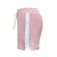 thumbnail image 7 of BLTIBY Womens Shorts Casual Summer Elastic Waist Drawstring Comfy Casual Fashion Loose Wide Leg Beach Shorts Lightweight Short Pants with Pockets 2024 Pink XL, 7 of 7