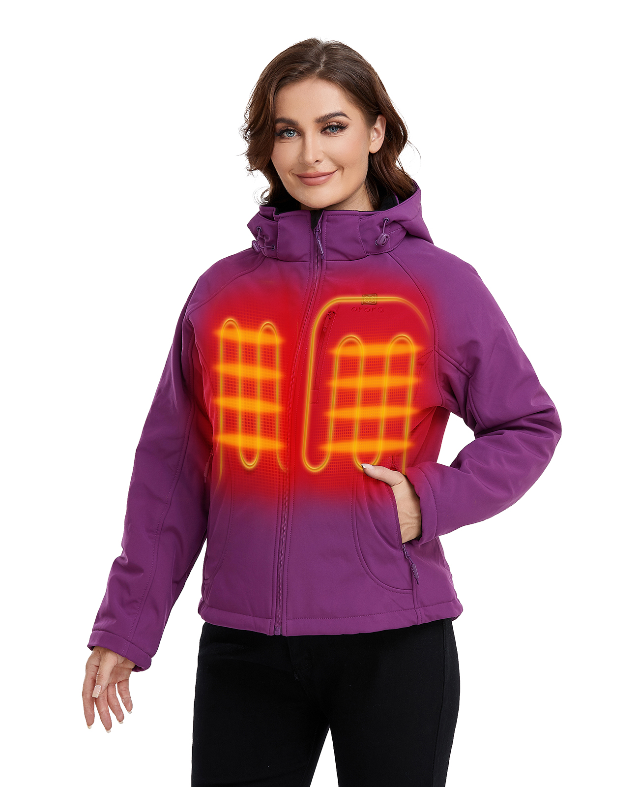 Heated Jacket With Battery Pack 