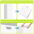 thumbnail image 5 of 30 Gallon Disposable Trash Cans for Parties, 4 Pack Extra Large Portable Trash Can White Pop Up Trash Cans Bin, Recycle Collapsible Garbage Can Bins for Party Kitchen Camping Trash Can$$Storage, 5 of 8