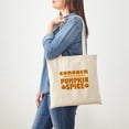 thumbnail image 3 of CafePress - Coroner Powered By Pumpkin Spice Tote Bag - Unisex Canvas Tote Bag, Beige, 1-Piece, 3 of 6