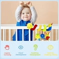 thumbnail image 3 of 11pcs optional,baby crib bell rattle baby stroller hanging bell multifunctional pinch bright colours to attract baby's attention (B-36CM Cat), 3 of 7