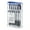 Blue, variant on TUL BP3 Ballpoint, Retractable, Medium Point, 1.0 mm, Silver Barrel, Red Ink, Pack Of 12