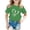 Green, variant on WAYUTE Girls Shirts Kids Short Sleeve Top with Cute Heart Print Design Lightweight Tee Soft Blend Shirt Casual Loose Daily Wear,Pink,Size 3 Y-4 Y
