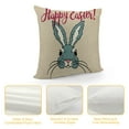 thumbnail image 4 of Nawypu Happy Easter Pillow Covers Rabbit Ears Plant Decorative Pillow Covers Porch Outdoor Home Decor Floral Farmhouse Holiday Sofa Couch Cushion Case for The Home Couch, 4 of 5
