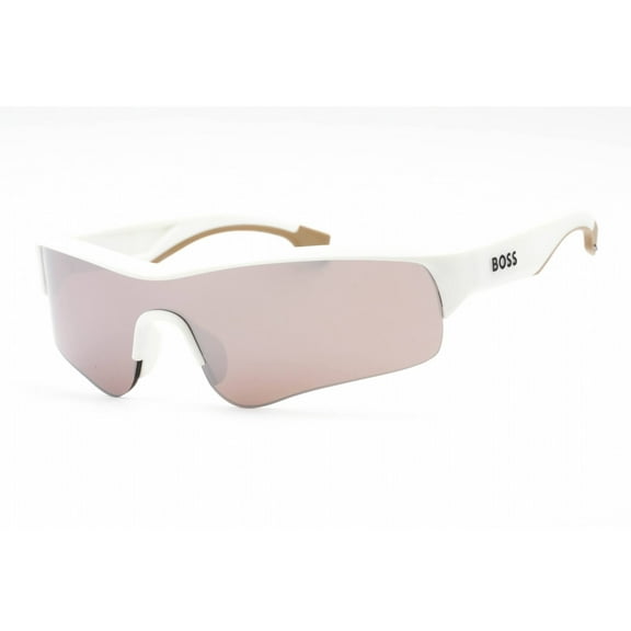 Hugo Boss BOSS 1607/S 0VK6 TI Men's White Plastic Frame Sunglasses