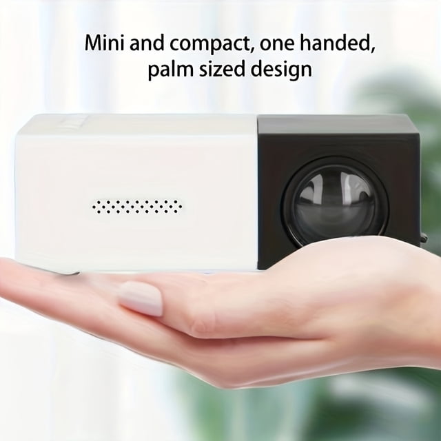 Mini Proyector HD Para Juegos Grandes, Con HDMI, USB, Mejore Su Experiencia De Películas, TV Y Juegos, Para Oficina/escuela/reunión/formación De Equipos/presentación. Compatible Con Android/IOS/Window