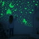 thumbnail image 4 of Toyvian 282 pegatinas de estrellas luminosas con estrellas fluorescentes, pegatinas de techo para pared, habitaciones de ensueño para niños, decoración del hogar, calcomanías de arte DIY (verde), 4 of 7