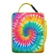 thumbnail image 6 of Tie Dye Insulated Lunch Bag Box Student Reusable Lunch Bag with Water Bottle Holder Lunchbox Work Travel, 6 of 6