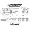 thumbnail image 2 of Wilwood 120-13744-RD Forged Dynalite-M Brake Caliper-Red 1.75" Pistons, .81" Disc, 2 of 2