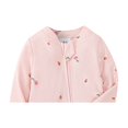 thumbnail image 5 of Emy Dola 0-12M Baby Girl's Zipper One-Piece Footies 100% Cotton Newborn Bodysuit Infant Long Sleeve Fall Spring Coming Home Jumpsuit, 5 of 8
