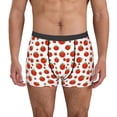 thumbnail image 1 of Balery Hand Drawn Tomatoes Calzoncillos bóxer para hombre, ropa interior de algodón suave y transpirable con cinturilla de nailon-Large, 1 of 5