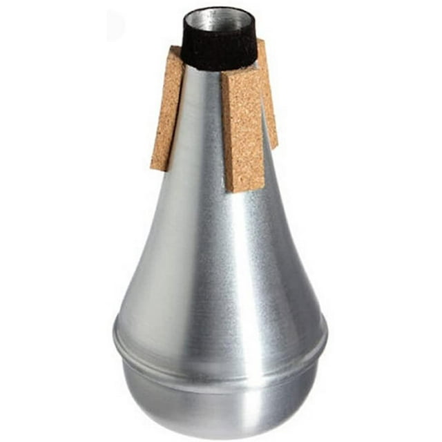 Silenciador de trompeta de práctica de aluminio ligero para Jazz brillar Electrónica