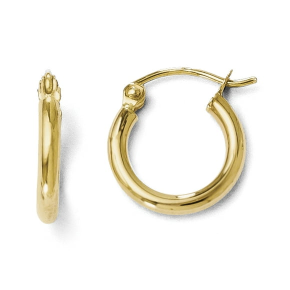 Leslie's Boucles d'Oreilles Créoles Polies 14K 42W