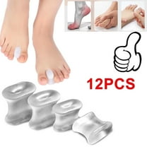 Onemayship Silicone Gel Toe Separator Orthotics Bunion Toes Spacer Pain Reliever 12Pcs