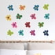 thumbnail image 4 of 16 Piezas JAMW Pegatinas de Pared Estética Preppy Y2K Flores Coloridas, 4 of 5