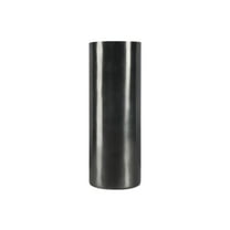 Serene Spaces Living Large Black Cylinder Vase, Minimalist Style for Modern Home Decor, Tall Geometric Flower Vase, Fit For Table Centerpieces & Office Tabletop Decor, Measures 3.75" D & 9.75" T
