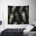 thumbnail image 4 of Daiia Jellyfish Pattern Tapestry 60x51 Inches Wall Hanging Tapestry Artistic Wall Hanging Bedroom Wall Decor Living Room Tapestry Dorm Room Decor, 4 of 9