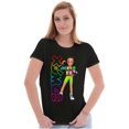 thumbnail image 3 of XOMG POP Neon Logo Tinie T Cartoon Women's T Shirt Ladies Tee Brisco Brands S, 3 of 5