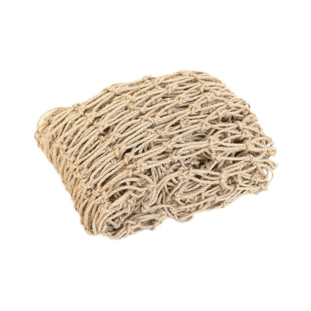 Red de cuerda de cáñamo para enrejado de yute, para tiendas de cultivo, decoración de pared, resistente y decorativa. Malla de 10 cm