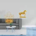 thumbnail image 2 of Organizador Con Soporte Para Secar Tazas Giratorio De 360 ​​grados Con Escurridor De Metal Y Escultura De Caballo De Resina Para Gabinete, Sala De Estar, Hogar, Oficina, Decoración., 2 of 8