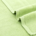 thumbnail image 4 of Unique Bargains Striped Hand Towels Cotton Soft Absorbent Towel Green 2-Piece, 4 of 5