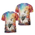 thumbnail image 3 of Hello 2025 Bichon Frise Celebrates Happy New Year Firework Balloon All Over Print 3D Shirt Unisex Merch Bichons Dog Lovers Gifts Idea - 02024, 3 of 6
