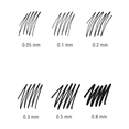 thumbnail image 4 of Staedtler stylo a encre ''Pigment Liner'', 6 largeurs de trait, Noir, 4 of 5