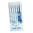 thumbnail image 4 of 5x 6 Piezas Bolígrafos de Escritura Bolígrafos Retráctiles Bolígrafos de Tinta de Gel Bolígrafos Rollerball para Niñas Niños Adultos Impresión Toma de 5 piezas, 4 of 8