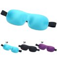 thumbnail image 3 of Sleep Eye Mask Adjustable 3D Contoured Cup Sleep Eyeshade Eye Cover with Pouch, 3 of 10