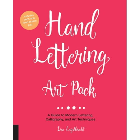 Hand Lettering Art Pack : A Guide to Modern Lettering, Calligraphy, and Art Techniques-Includes book and lined sketch (Best Hand Lettering Fonts)