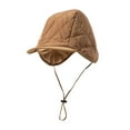 thumbnail image 2 of Sombrero de invierno shamjiam Orejeras de protección camello, 2 of 9