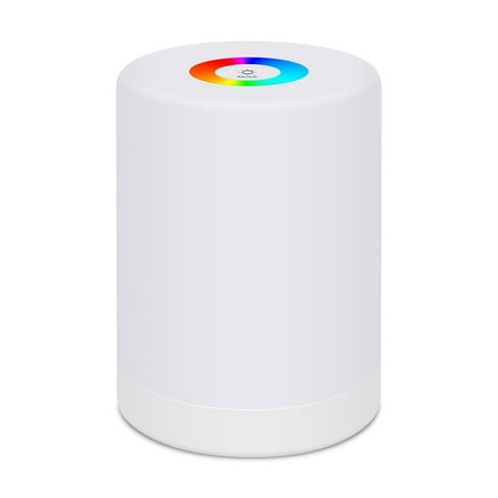 

KEFEI USB Rechargeable Smart LED Touch Control Night Light Bedside Dimmable RGB Lamp