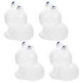 thumbnail image 1 of Miniature Figurines Frog Shaped Glow In The Dark Resin Frogs For Fish Tank Decor 4Pcs, 1 of 4