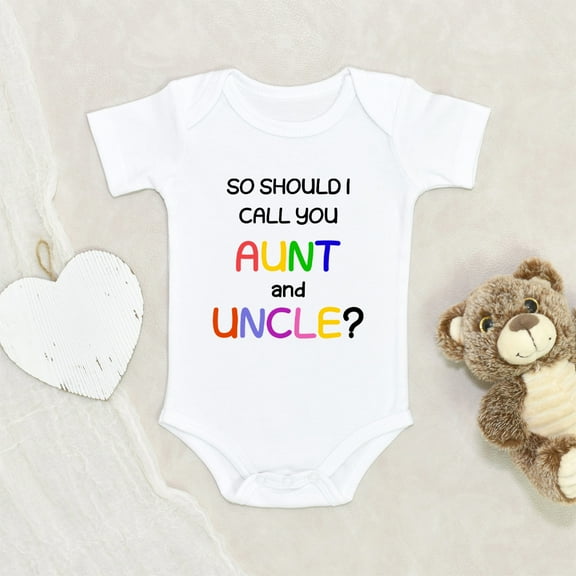 Newbabywishes - Should Call Aunt and Uncle Baby Clothes for Boys and Girls - Cute Baby Clothes