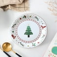 thumbnail image 3 of ACDANC Shatterproof Christmas Tree Dinner Plates Disposable Party Tableware Pack of Ten for Holiday Gatherings and Festive Celebrations Ideal for Indoor Or Outdoor Parties Christmas Dinner Plates, 3 of 7