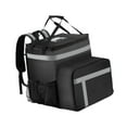 thumbnail image 6 of Fancyes Food Delivery Backpack Shoulders Bag 48L Wear Resistant Expandable Large Capacity Grocery Shopping Backpack for Delivery Bike, 6 of 8