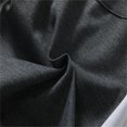 thumbnail image 2 of Aayomet Running Shorts for Men Button Solid Color Pocket Tether Plus Size Mid Wash Shorts (Black, L), 2 of 4