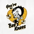 thumbnail image 2 of Women's Betty Boop You're the Bee's Knees Graphic Tee White Medium, 2 of 4