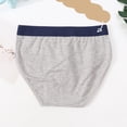 thumbnail image 6 of Boys Briefs 100% Cotton - Kids Underwear Soft & Breathable for Ages 1-10 Years, Toddler to Big Boy Sizes, Heather Gray, 1-Pack,Size 4-6 T, 6 of 9