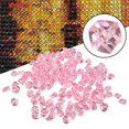 thumbnail image 2 of CHENGSI 200 PCS Acrylic Fushsia Crushed Ice Rock Crystals Treasure Gem Plastic Fake Ice for Vase Fillers Decoration, Table Scatters, Event, Wedding, Arts & Crafts, Home Birthday Decoration (Pink), 2 of 10