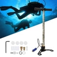 thumbnail image 3 of 30MPa Stainless Steel Hand Operated Inflator Pump High Pressure Compressor for Diving Oxygen Cylinder, 3 of 7