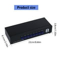 thumbnail image 2 of 8 Input 1 Output Video Switcher 8Port Video Switcher Video Switcher Video Selectors for Players and Game Consoles, 2 of 8