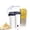 White, variant on Electric Hot Air Popcorn Maker Compact Home Popcorn Machine Quick One Button Operation for Party Snacks and Movie Nights Us Plug(Red-EU)