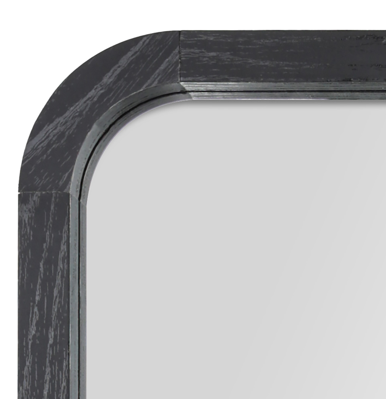 Mainstays 22inx30in Rounded Edge Rectangular Black Finish Wall  