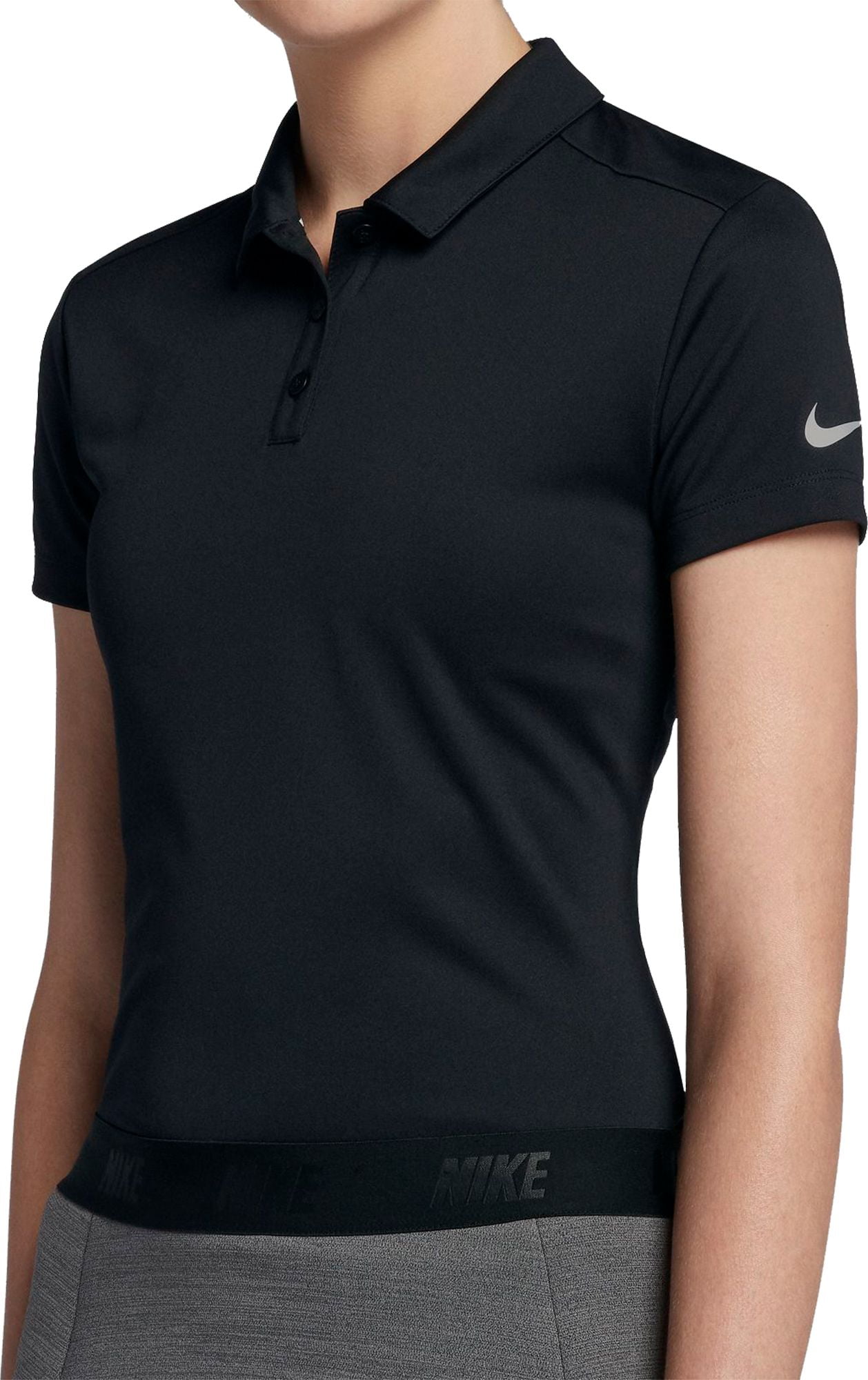 nike women's dry short sleeve golf polo